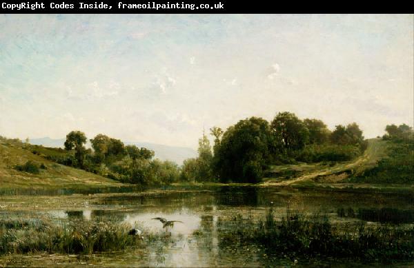 Charles-Francois Daubigny Landscape at Gylieu (mk09)